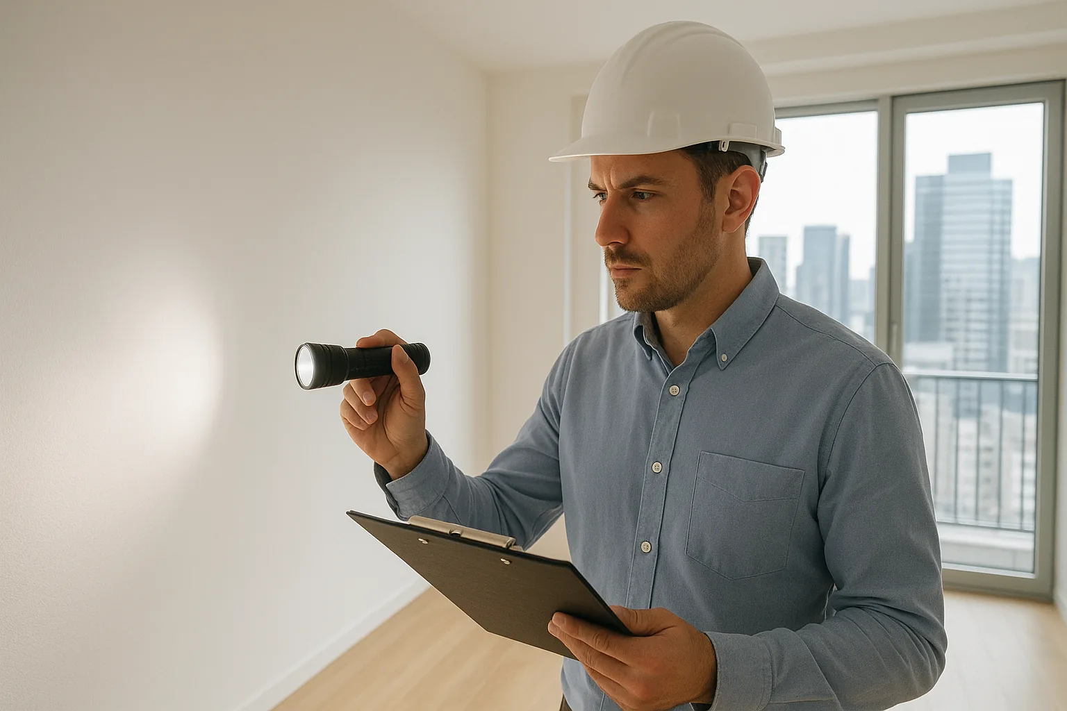 Condo Inspection with Interior Walls, Ceilings, and Flooring